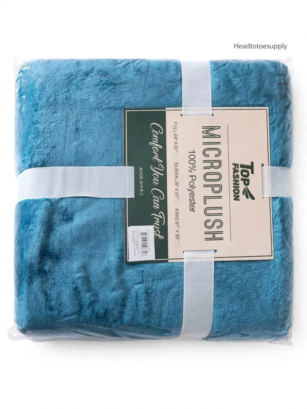 Microplush Throw Blanket - Teal